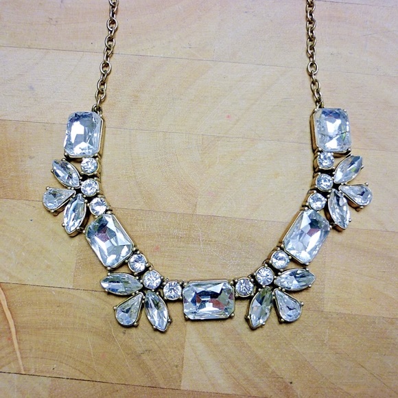 J Crew Ice Crystals Statement Necklace - Picture 5 of 6